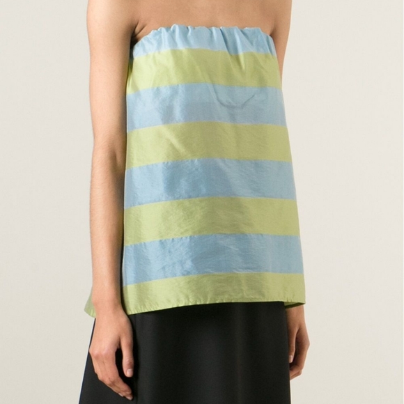 ERIKA CAVALLINI SEMI COUTURE STRIPED TOP - Picture 6 of 13
